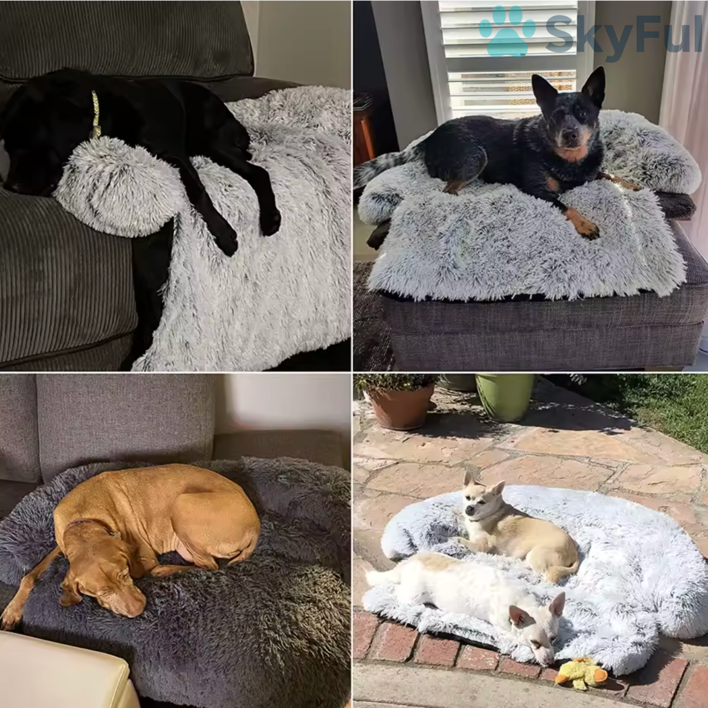 SkyNest™ Fluffy Bed - Het Ultieme Comfort voor Jouw Huisdier