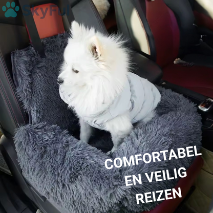 SkyRide™ Autostoel voor Honden – Antislip, Afneembaar & Ultiem Comfort voor Je Huisdier