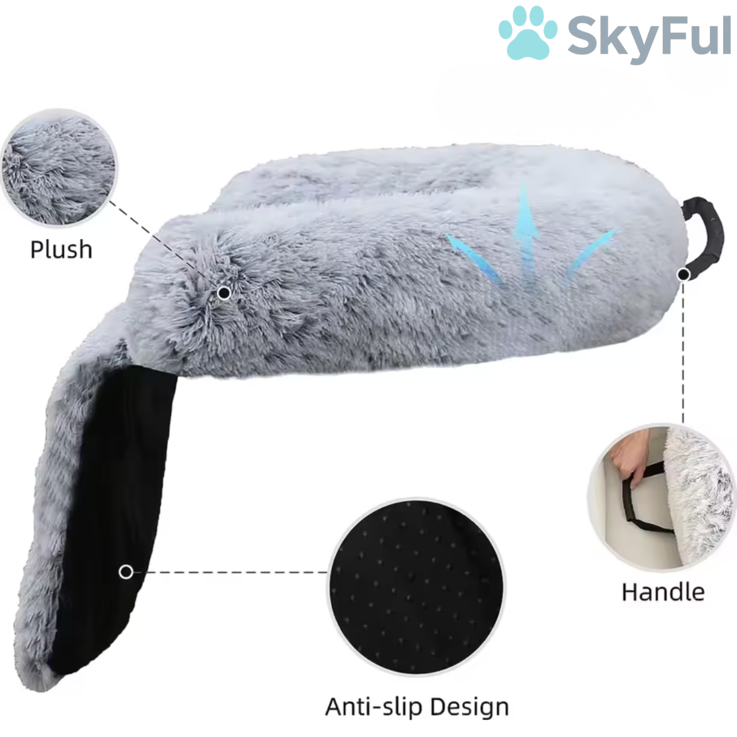 SkyNest™ Fluffy Bed - Het Ultieme Comfort voor Jouw Huisdier