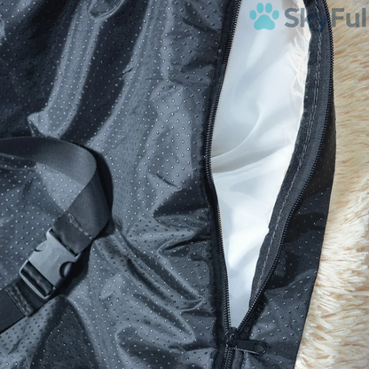 SkyRide™ Autostoel voor Honden – Antislip, Afneembaar & Ultiem Comfort voor Je Huisdier
