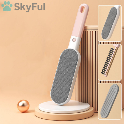 SkyBrush™ - Dubbelzijdige Huisdierhaar Verwijderborstel