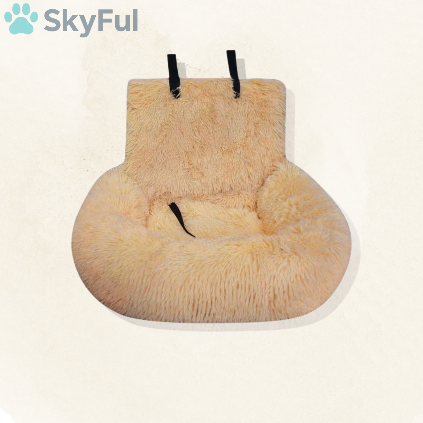 SkyRide™ Autostoel voor Honden – Antislip, Afneembaar & Ultiem Comfort voor Je Huisdier