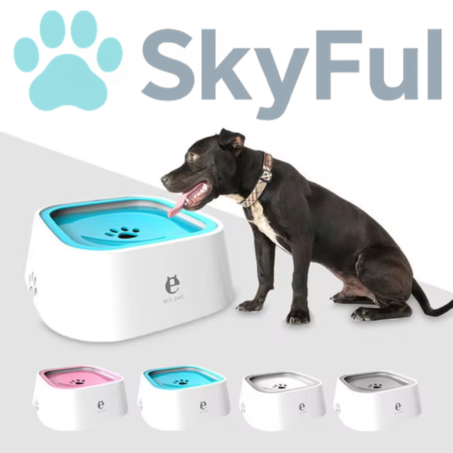 SkySip™ — Slimme Anti-Spill Drinkbak voor Huisdieren