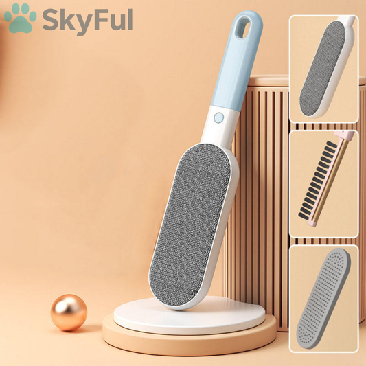 SkyBrush™ - Dubbelzijdige Huisdierhaar Verwijderborstel