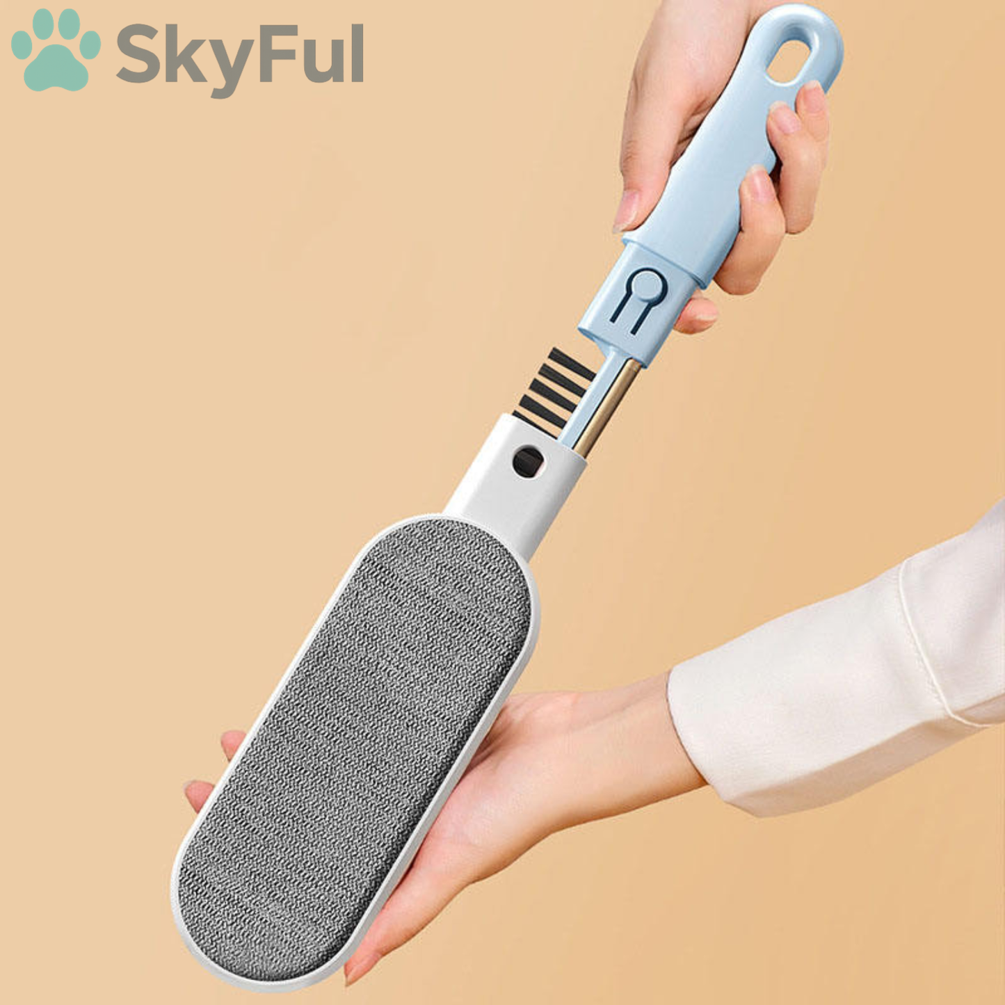 SkyBrush™ - Dubbelzijdige Huisdierhaar Verwijderborstel
