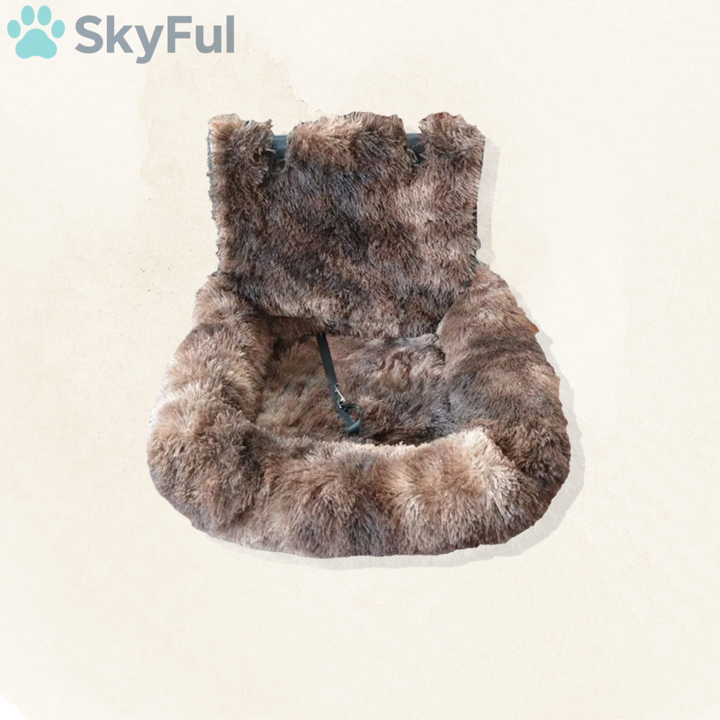 SkyRide™ Autostoel voor Honden – Antislip, Afneembaar & Ultiem Comfort voor Je Huisdier