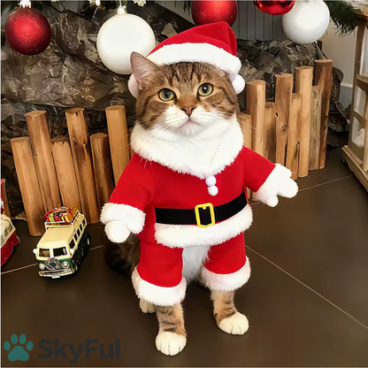 Santa Paws™ - Leuke Kerstman Cosplay Outfit voor Honden & Katten