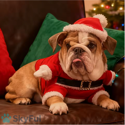 Santa Paws™ - Leuke Kerstman Cosplay Outfit voor Honden & Katten