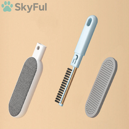 SkyBrush™ - Dubbelzijdige Huisdierhaar Verwijderborstel