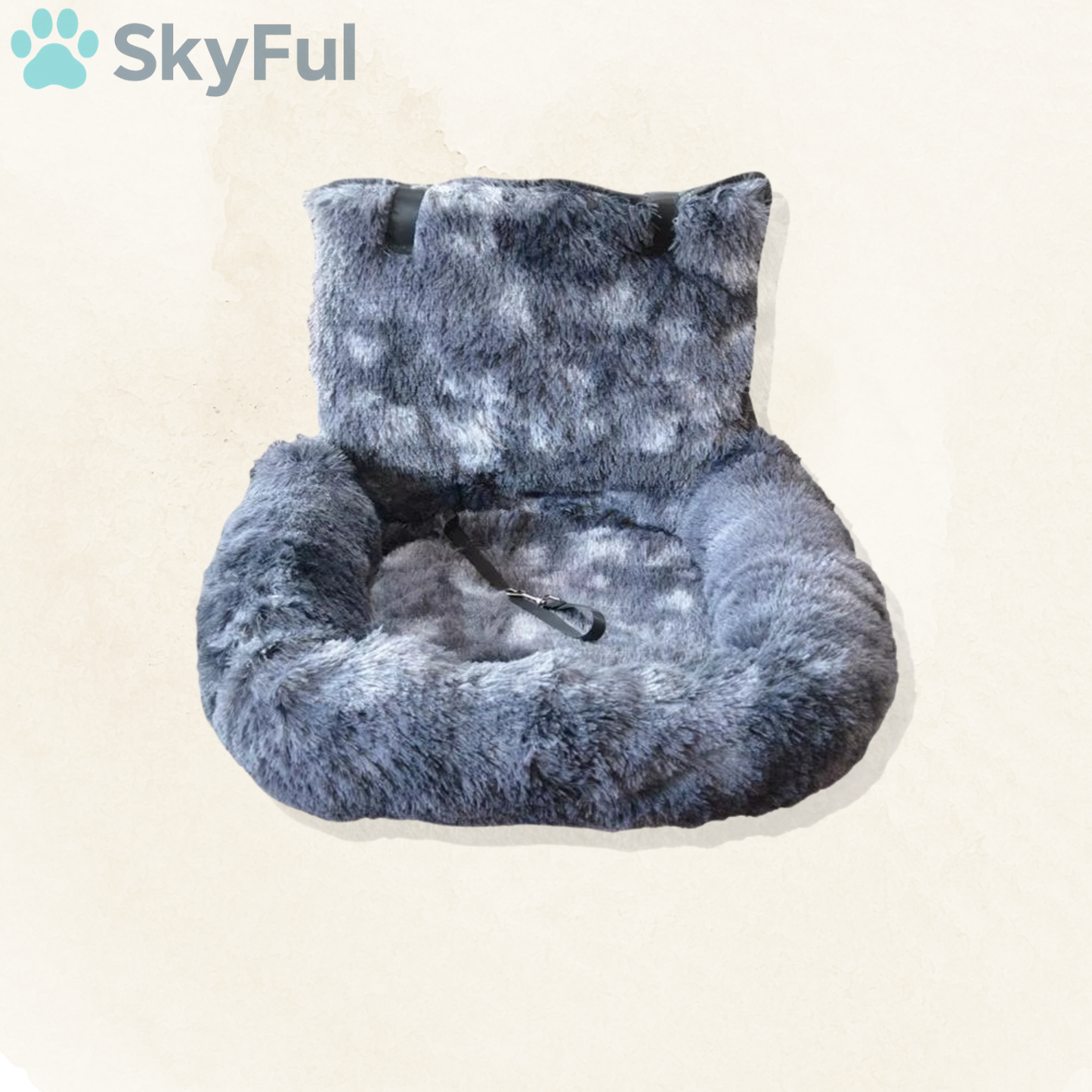 SkyRide™ Autostoel voor Honden – Antislip, Afneembaar & Ultiem Comfort voor Je Huisdier