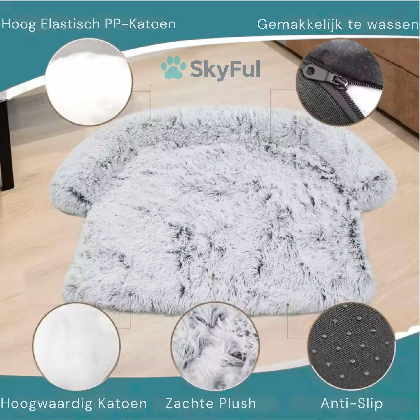 SkyNest™ Fluffy Bed - Het Ultieme Comfort voor Jouw Huisdier