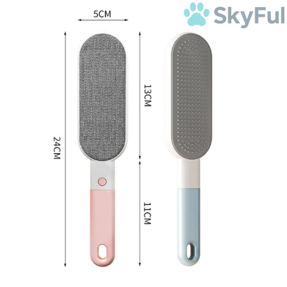 SkyBrush™ - Dubbelzijdige Huisdierhaar Verwijderborstel